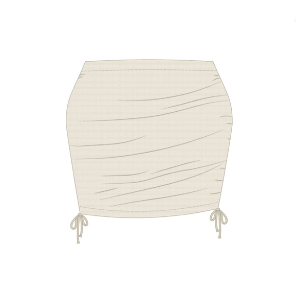 Boutine LA Tan Mesh Mini Skirt - Picture 3 of 7